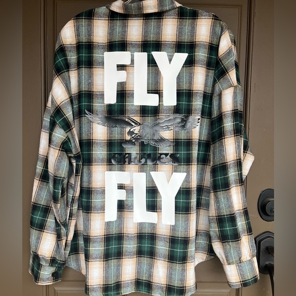 Philadelphia Eagles flannel shirt - Picture 4 of 5